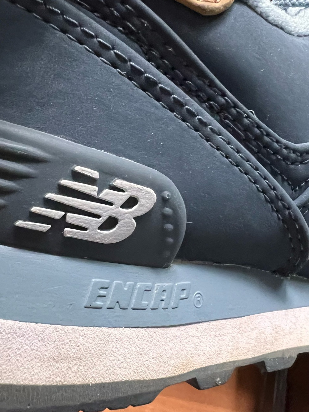 New Balance Men's Gray/ blue ENCAP Running Sneaker